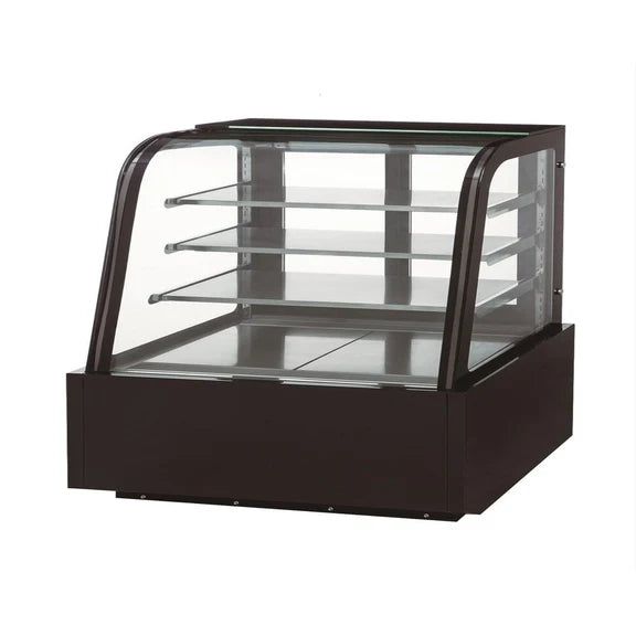 Dukers DDM60R-CB 60" Curved Glass Cake Showcase