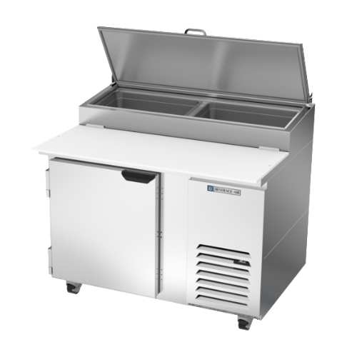Beverage Air DP46HC 46" One-Door Refrigerated Pizza Prep Table