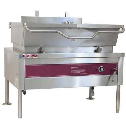 Crown ES-30 30 Gallon Overstock Electric Tilt Skillet