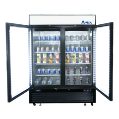 Atosa MCF8721ES (2) Glass Door Merchandiser Freezer
