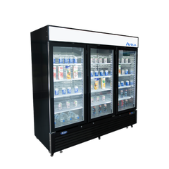 Atosa MCF8724GR (3) Glass Door Merchandiser Refrigerator