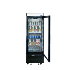 Atosa MCF8726GR 1-Section Glass Door Merchandiser Refrigerator, 8.3 cu. ft.