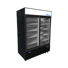 Atosa MCF8727GR 2-Section Glass Sliding Glass-Door Merchandiser Refrigerator, 44.9 cu. ft.