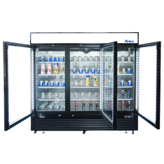Atosa MCF8728GR (3) Glass Door Merchandiser Freezer
