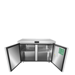 Atosa MGF8402GR 48" 2-Section Undercounter Refrigerator