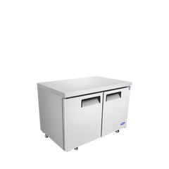 Atosa MGF8402GR 48" 2-Section Undercounter Refrigerator