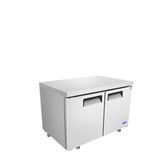 Atosa MGF8403GR 60" 2-Section Undercounter Refrigerator