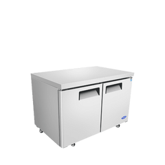 Atosa MGF8406GR 48" 2-Section Undercounter Freezer