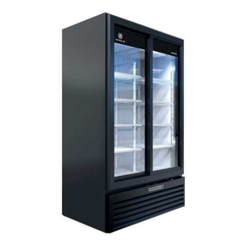 Beverage Air MT49-1-SDB 48" Two-Section Sliding Glass Door Merchandiser