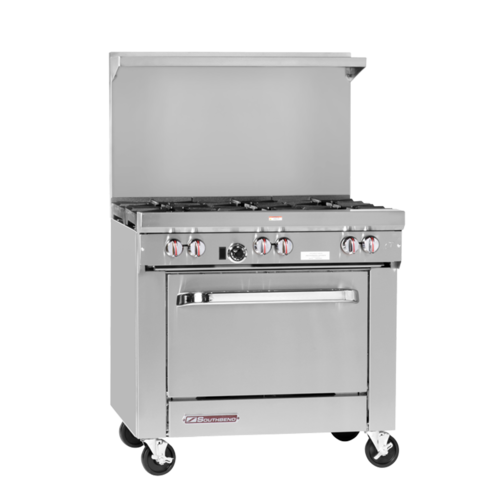Southbend S36D 36" 6-Burner S-Series Restaurant Range Natural Gas