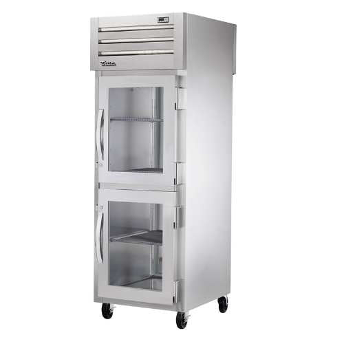 True Manufacturing STR1RPT-2HS-2HG-HC Factory Special 28" Refrigerator Half Solid Pass Through