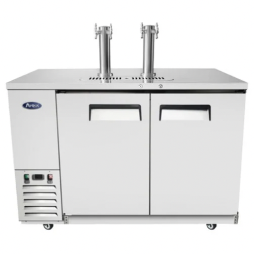 Atosa MKC58GR 58" 2-Door Draft Beer Cooler with 2 Keg Capacity