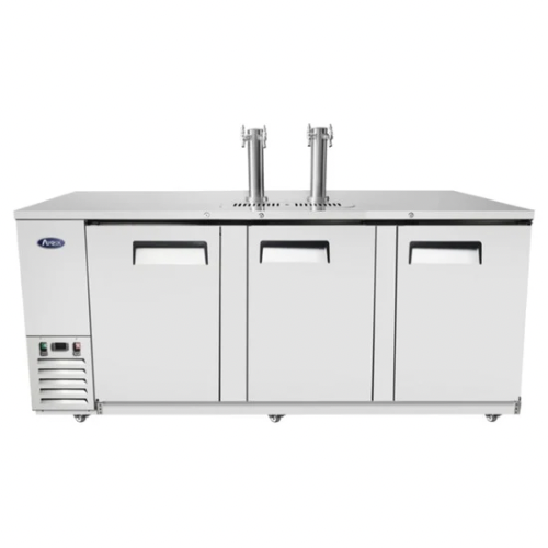 Atosa MKC90GR 90" 3-Door Draft Beer Cooler with 4 Keg Capacity