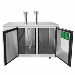 Atosa MKC58GR 58" 2-Door Draft Beer Cooler with 2 Keg Capacity