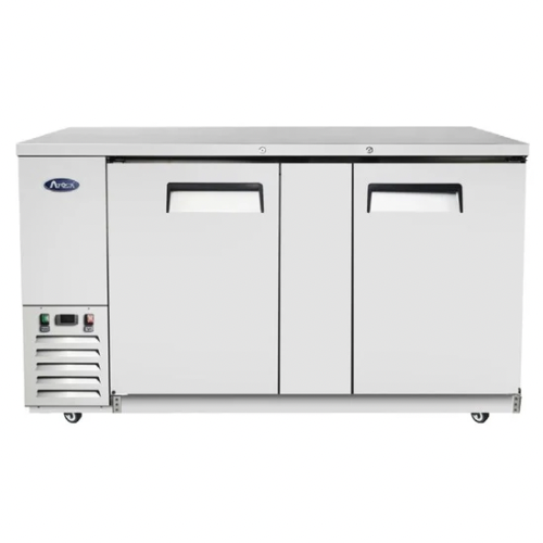 Atosa SBB69GRAUS1 69" 2-Section Solid-Door Back Bar Cooler