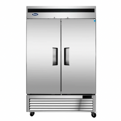 Atosa MBF8507GR 2-Section Solid Door Reach-In Refrigerator, Bottom Mounted, 44 cu. ft.