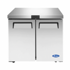 Atosa MGF36RGR 36" 2-Section Undercounter Refrigerator