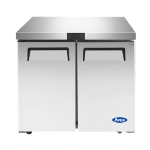 Atosa MGF36RGR 36" 2-Section Undercounter Refrigerator