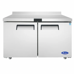 Atosa MGF8409GR 48" 2-Section Work Top Refrigerator with Backsplash