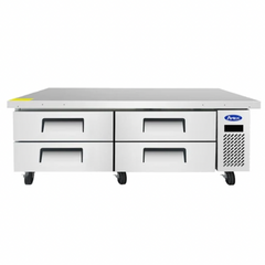 Atosa MGF8453GR 72" 4-Drawer Refrigerated Chef Base