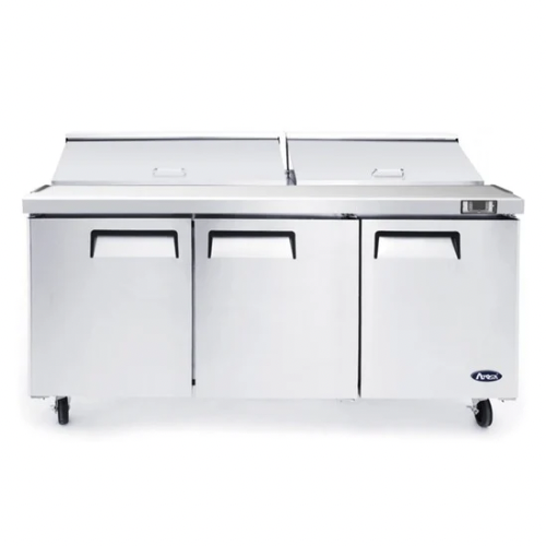 Atosa MSF8304GR 72" 3-Section Refrigerated Sandwich Prep Table