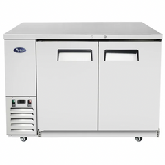 Atosa SBB59GRAUS1 59" 2-Section Solid-Door Back Bar Cooler