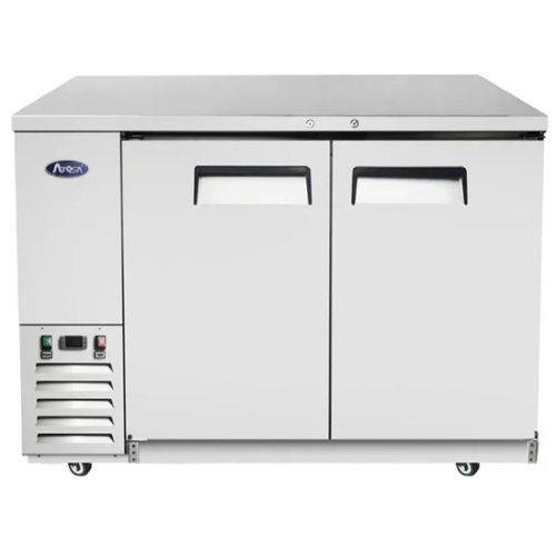 Atosa SBB59GRAUS1 59" 2-Section Solid-Door Back Bar Cooler