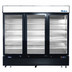 Atosa MCF8724GR (3) Glass Door Merchandiser Refrigerator