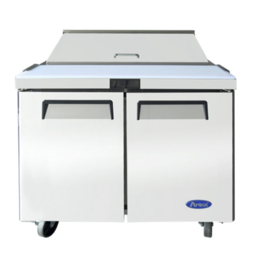 Atosa MSF3610GR 36" 2-Section Refrigerated Sandwich Prep Table