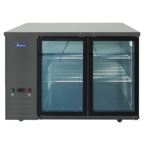 Atosa SBB48GGRAUS2 48" 2-Section Glass-Door Back Bar Cooler