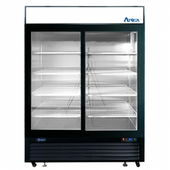 Atosa MCF8733GR 2-Section Glass Swing Door Merchandiser Refrigerator, 28.5 cu. ft.