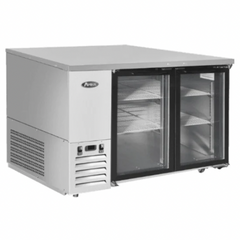 Atosa SBB48GGRAUS1 48" 2-Section Glass-Door Back Bar Cooler