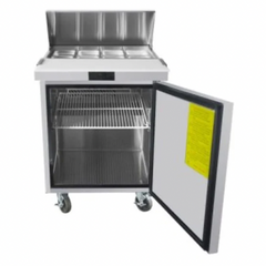 Atosa MSF8301GR 27" 1-Section Refrigerated Sandwich Prep Table