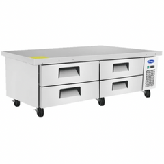 Atosa MGF8453GR 72" 4-Drawer Refrigerated Chef Base