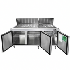 Atosa MSF8308GR 72'' Mega Top Sandwich Prep Table