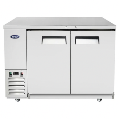 Atosa SBB48GRAUS1 48" 2-Section Solid-Door Back Bar Cooler