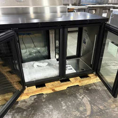 True Manufacturing TBR60-PTSZ1-L-Z-1111 Factory Special 2 Section Back Bar Cooler Pass Through