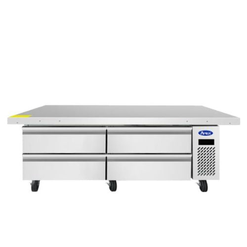 Atosa MGF8464GR 76" Extended Top Chef Base Freezer with 72" Cabinet