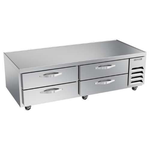 Beverage Air WTRCS72HC 72" 4 Drawer Refrigerated Chef Base