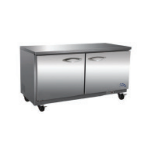 Yukon YUC48F 48.2" 2-Section Solid-Door Undercounter Freezer
