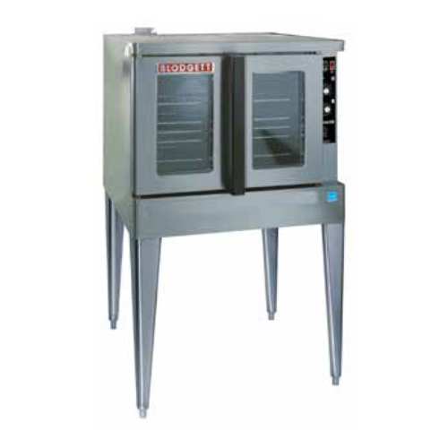 Blodgett Zephaire 100-G-ES Natural Gas Full-Size Standard Depth Single Convection Oven