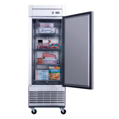 Dukers D28R 27" Single Door Commercial Refrigerator in Stainless Steel, 18.75 cu. ft.
