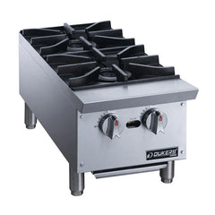 Dukers DCHPB12 12" Hot Plate with 2 Burners