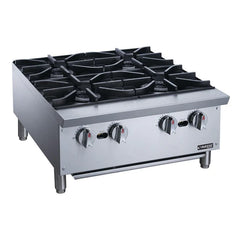 Dukers DCHPB24 24" Hot Plate with 4 Burners