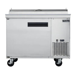 Dukers DPP44-6-S1 Commercial 6 Pan Single Door Pizza Prep Table Refrigerator