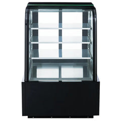 Dukers DDM36R-CB 36" Curved Glass Cake Showcase