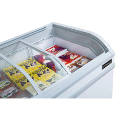 Dukers WD-500Y 56" Commercial Chest Freezer in White, 115V, 17.7 cu ft