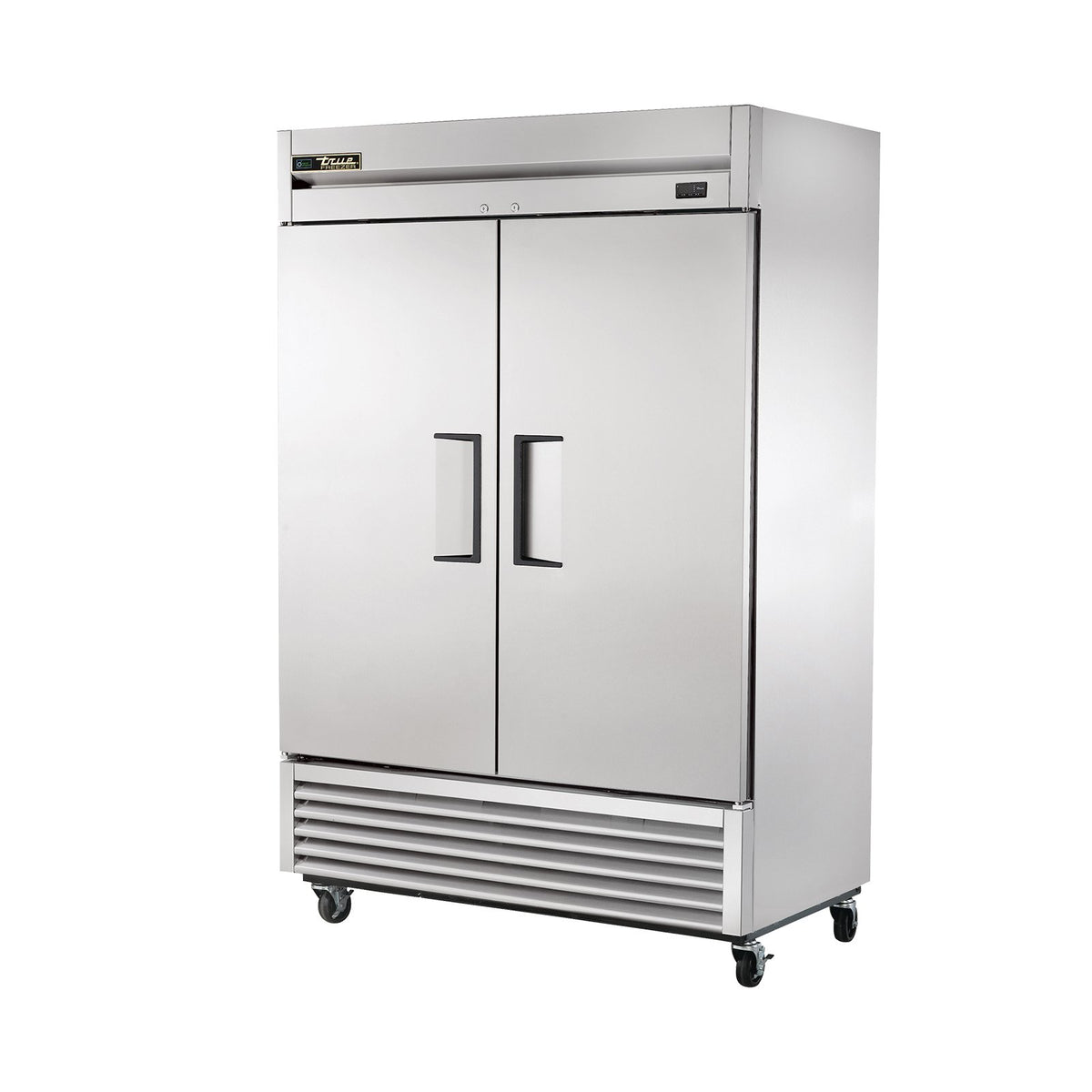 True T-49F-HC 54" 2-Section Solid-Door Reach-In Freezer