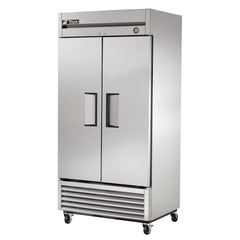 True T-35-HC 40" 2-Section Solid-Door Reach-In Refrigerator
