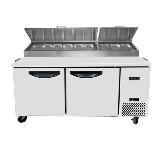 Padela PDP-67-HC 67" 2-Section Refrigerated Pizza Prep